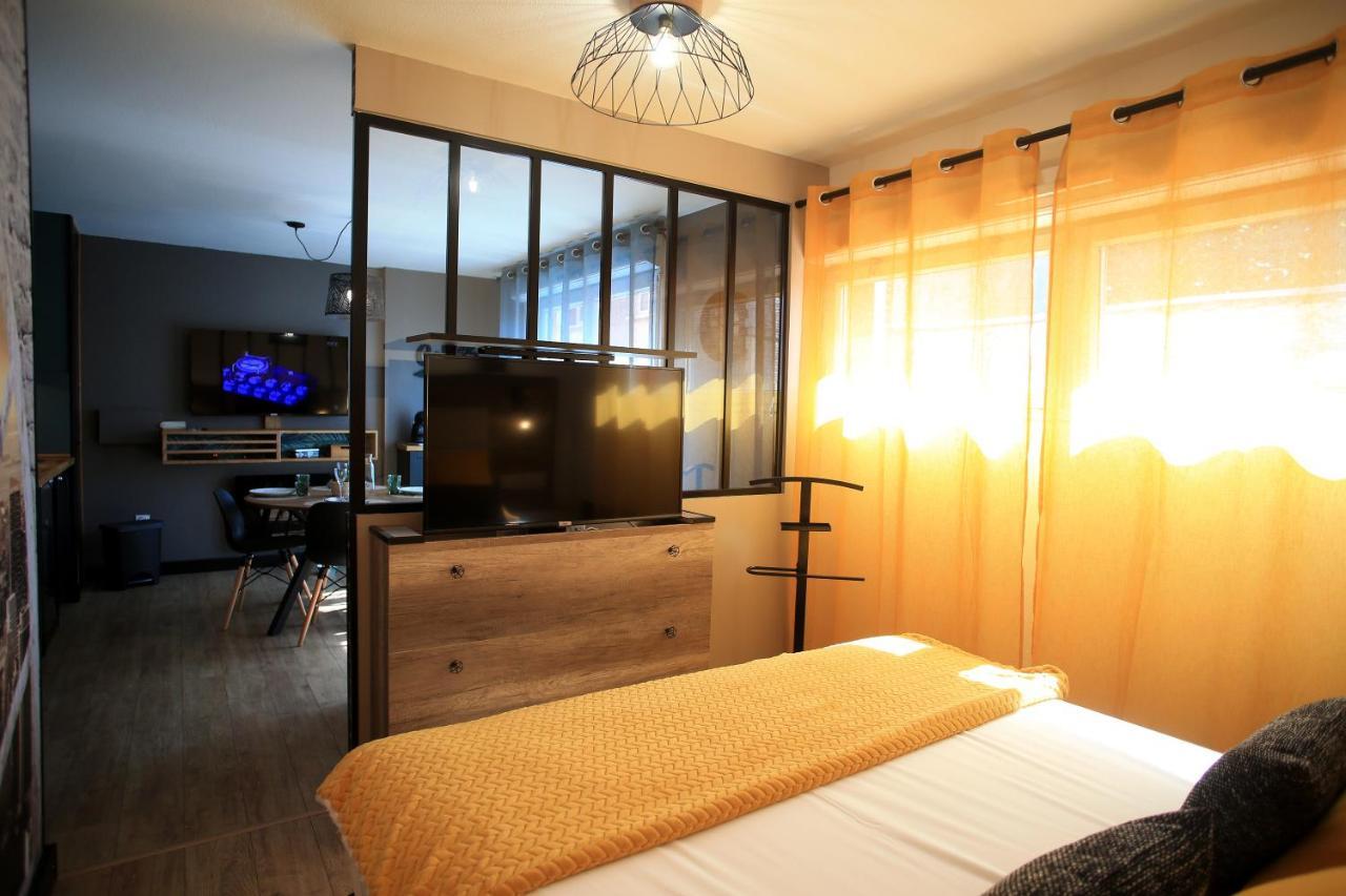 Charmant Studio Centre Ville Grand Confort Gare Saint-Quentin  Exterior foto